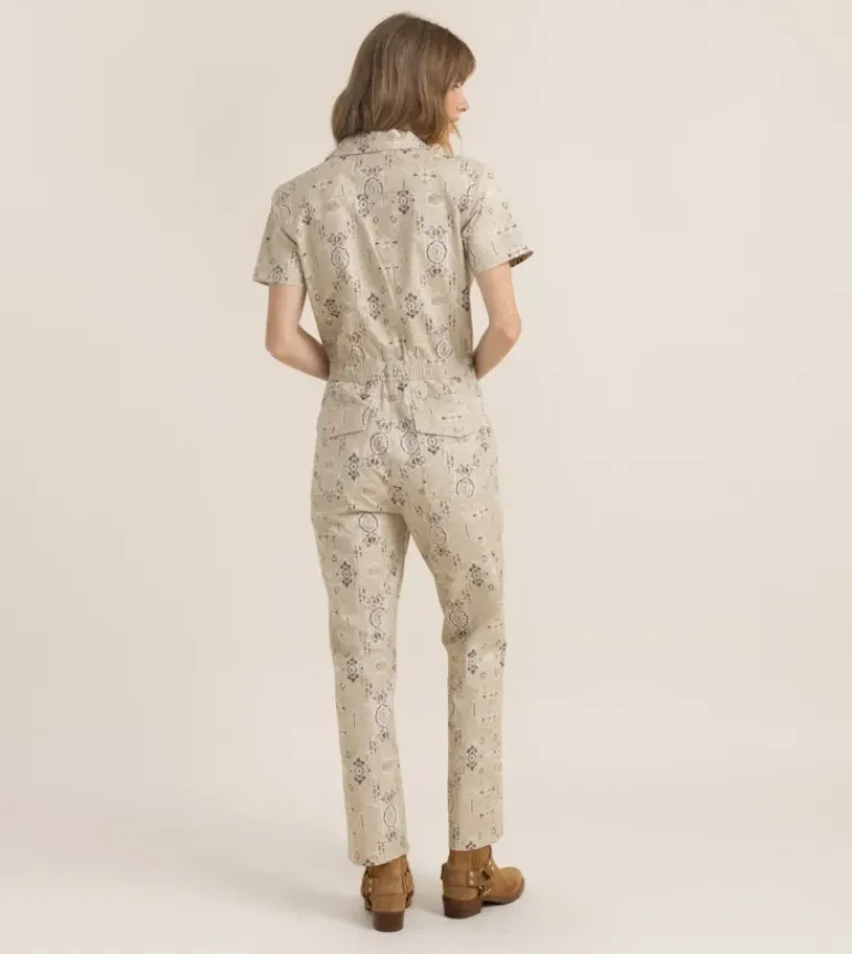 Layover Short Sleeve Jumpsuit