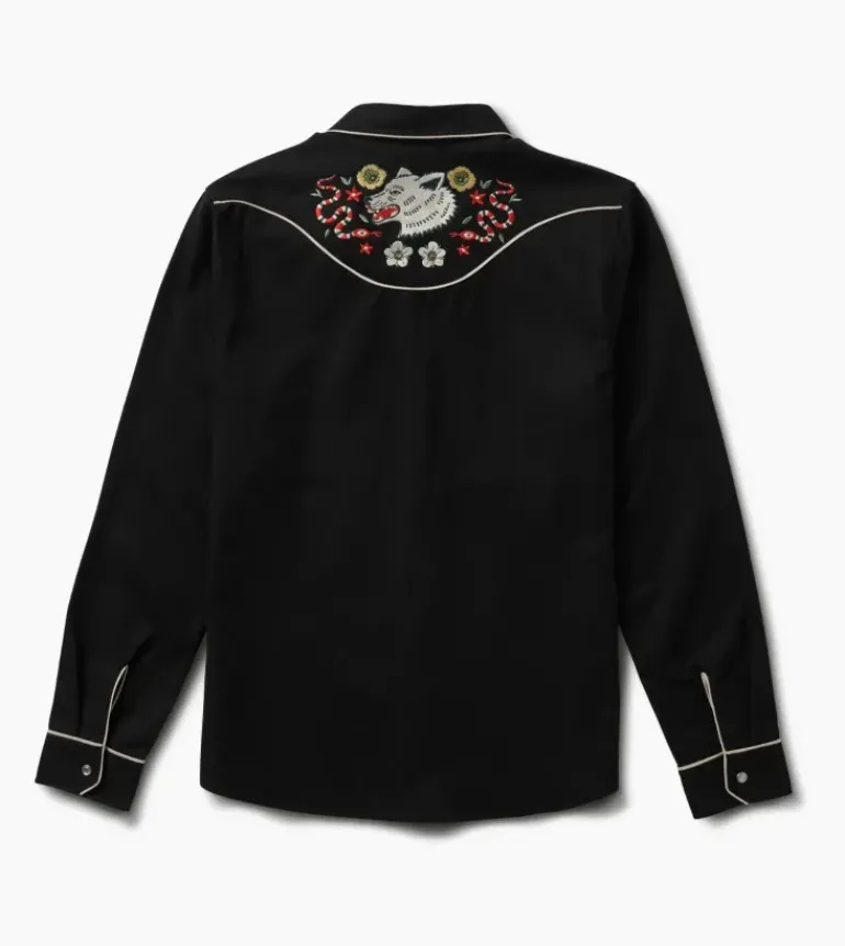 The Lone Wolf Long Sleeve Button Up Shirt