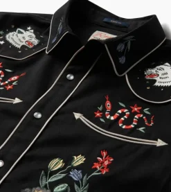 The Lone Wolf Long Sleeve Button Up Shirt